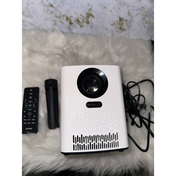 4K HD WiFi Bluetooth Projector 20000L 5G Portable Movie Projector + Tripod